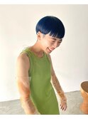ベリーショート×ブルーブラック