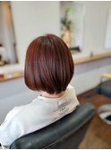 ナチュラルショートボブ30代、40代、50代