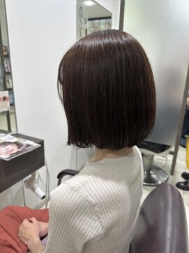 クロップ エス 茅ヶ崎本店(crop es) 丸みボブ