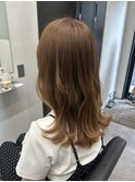 くびれヘア/アプリコットオレンジ/鎌取/市川いづみ