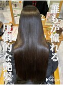 髪質改善トリートメントストレートロングレイヤー20代30代40代