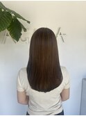 ツヤ感ベージュカラー 【千葉・千葉美容室】