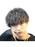 【メンズ/学割】学割U24→29 メンズカット＋メンズパーマ￥7,700 (指名不可）