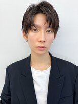 ウェイク ヘアー メイク(wake hair make)&nbsp;ビジネス◎ツイスパ×センターパート×ニュアンスパーマで好印象