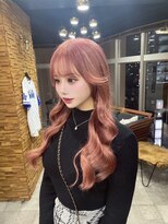 ラピス 横浜(Lapis)&nbsp;ピンクオレンジシールエクステ