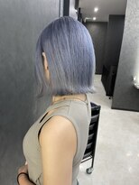 Lyuca 縮毛矯正×ブリーチ×髪質改善【1月5日NEW OPEN（予定）】 ラベンダーブルー／ブリーチ／ケアブリーチ