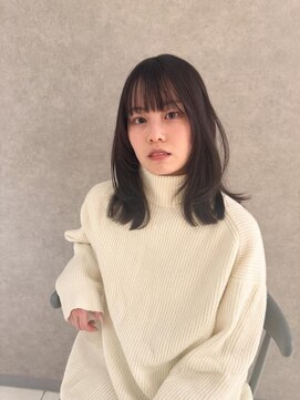 オブジェ シエル(obje't ciel) 【obje't ciel】 レイヤー×暗めグレージュ【佐藤早希】