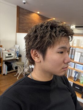 メンズショートパーマ