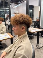 リッチブランドアンドコー(Rich Brand&Co)&nbsp;スパイキーショート　フェード　スペインカール　ルーズパーマ