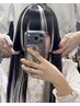 シールエクステでインナーorハイライト20枚　￥7000《原色追加料金なし♪》