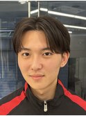 メンズカットで作るナチュラルセンターパート