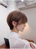 ショートボブ30代 40代 50代 前髪あり 前髪無し