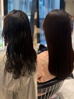 パーマ落としラボ アピッシュ 銀座(apish) パーマ落とし髪質改善自然ストレート艶髪相談コース