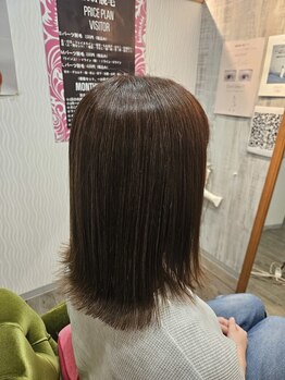 ヘアーループ(hair LOOP)の写真/自然な仕上がりで毎朝のスタイリングが楽になる！エイジング毛も対応のツヤ髪ストレートをぜひ◎