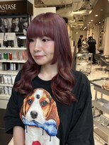 トリコ心斎橋(trico) ピンクパープル/チェリーピンク/ロングウェーブ/ツヤ髪