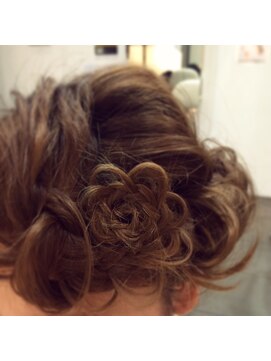 インデックスヘアー 錦糸町店(in'dex hair) 花飾りアレンジ[錦糸町/錦糸町駅/錦糸町駅北口/髪質改善］