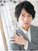 ≪mod's men≫オシャレ黒髪ウェーブb