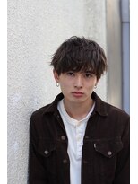 ブークル(boucle)&nbsp;外国人風セミウェット無造作ショートネオウルフ