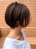 グラデーションボブ × グレージュ #CLOCKLESS伊勢崎