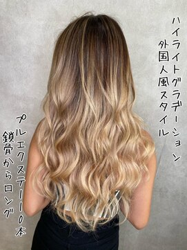 フィーネ 柏(Fi-Ne) #ハイライトグラデーション#プルエクステ#柏