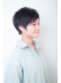 耳だしスッキリショートスタイルに