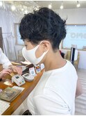 【松戸　ムラマツ】前髪あり　マッシュショート　パーマ