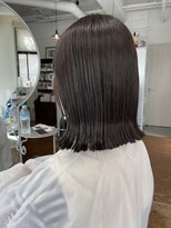 ア セカンド 清藤美容室第弐號(a sekand)&nbsp;シンプルな切りっぱなしボブスタイル