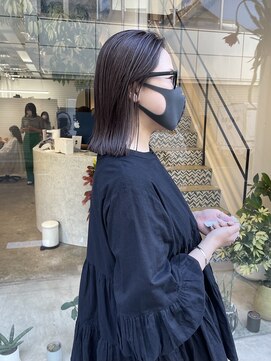 オムズドット(om's dot) ロブ×シアパープル（お客様スタイル）