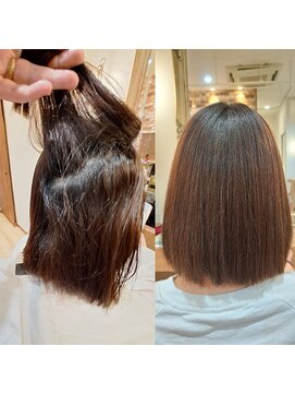 ナンプウ(Nanpu) 【髪質改善】[新]ノンストレス縮毛矯正　20代、30代、40代