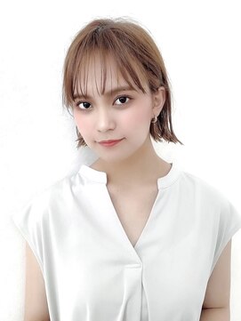 マティエ 銀座(Matie) ボブウルフ外国人風カラー韓国ツヤカラー透明感20代30代40代銀座