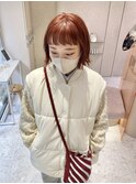 ブリーチ1回カッパーオレンジ×ミニボブ