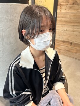 ベイショア(Bay Shore NY) 丸みショートボブ