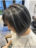 ＊メンテナンスが楽！グレージュハイライト＊