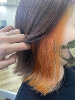 テーラヘアー 成田店(TELA HAIR)&nbsp;インナー×オレンジ【TELAHAIR】