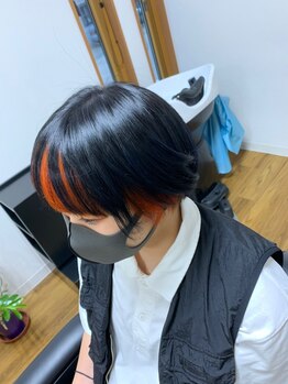 髪屋ヨッチ(yocchi)の写真/髪がキレイに見えるカラーをご提案！ハイライトやグラデーションカラーで立体感のあるスタイルに♪