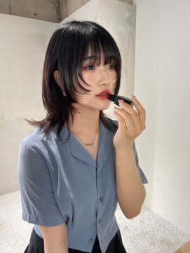 ニューワン バイ ネイバー 立川(Newone by neighbor) レイヤーカットナチュラルハイトーンデザインカラー[立川駅]