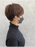 ハンサム刈り上げショート