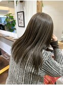 原宿赤み消しカラーオリーブベージュオリーブアッシュ透明感