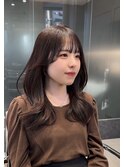 韓国風レイヤーカット&盛れる顔まわりカット