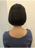 透明感カラー×ショートボブ