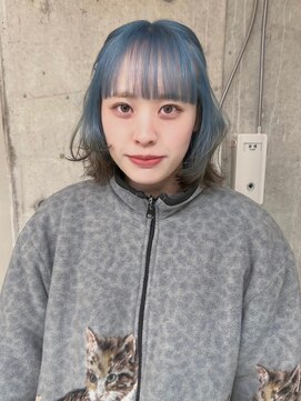 ソル バロール 表参道(SOL .valor) 顔周りレイヤーカットブリーチデザインカラーワンホンレイヤー◆