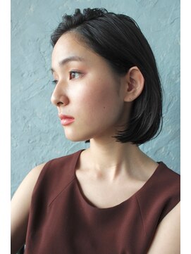 ソルト(Salt) 《Salt福岡 大名》タイトかき上げボブ(OKABE)