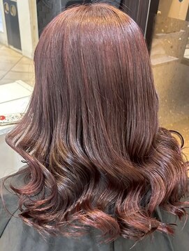 リブ バイ ボクノ(Liv by bokuno) 髪質改善/ブリーチなし/チェリーレッド/ワインレッド/淵野辺