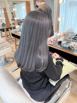 ネオリーブ チロル 横浜西口店(Neolive CiroL.)&nbsp;ミディアム/デザインカラー/グレージュ/ブリーチ【横浜】k