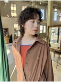 ラフな癖毛風パーマ