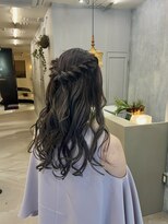 アソビ(Asobi)&nbsp;お呼ばれハーフアップ