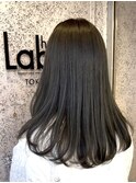 アメイジア×髪質改善カラー　オリーブグレージュ
