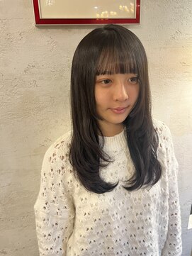 フェイバー 警固店(FAVOR) たっぷりレイヤースタイル　パーソナルカラー診断