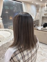 シャンティ 平岸店(Shanti)&nbsp;○ハイライトカラー/グレージュ/切りっぱなし○菅野裕太