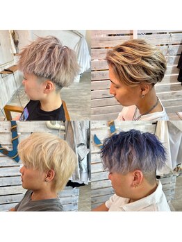 スワッグ(swag)の写真/【新下関】トレンド最先端！ブリーチやハイライトなどのデザインカラーからメンズパーマまで幅広く対応★